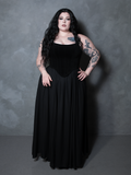 PRE-ORDER - Mythical Maxi Skirt in Black Chiffon