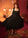 PRE-ORDER - Nightshade Underpinning Dress in Antique Black