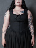Nightshade Underpinning Dress in Antique Black