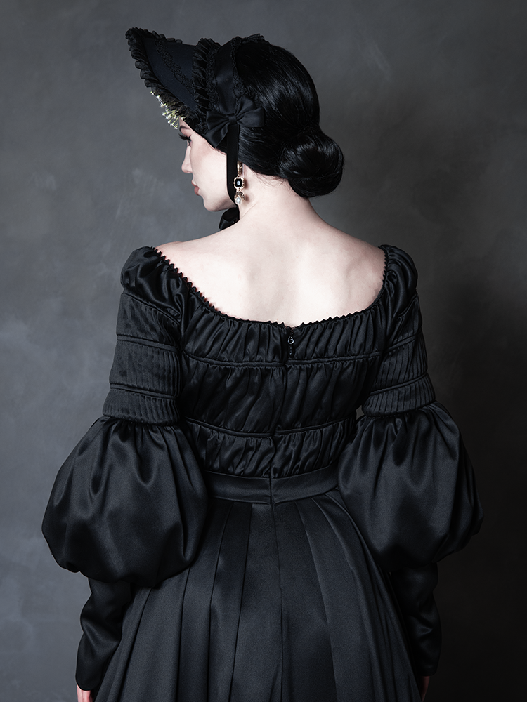 PRE-ORDER - NOSFERATU Cemetery Dress in Black