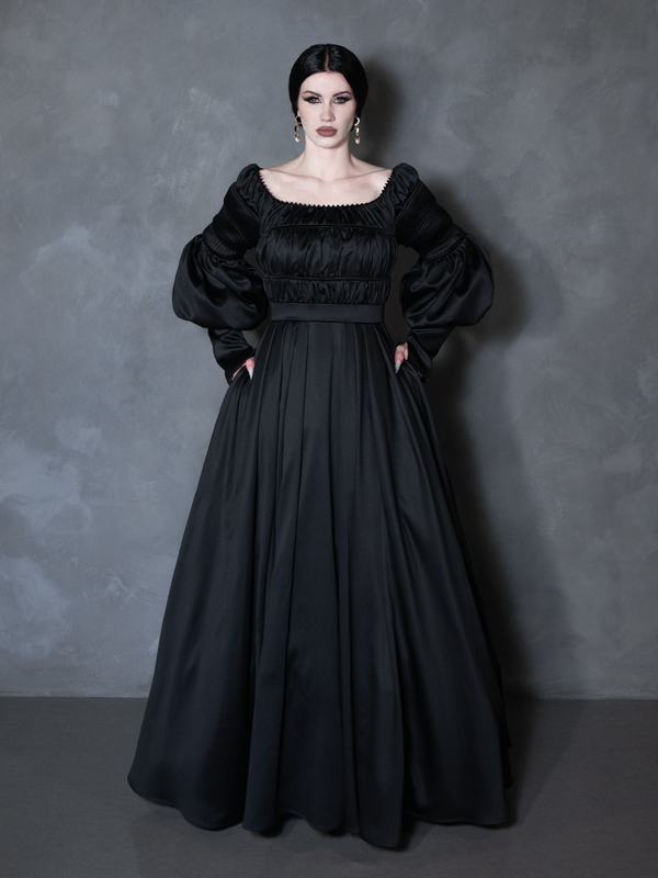 PRE-ORDER - NOSFERATU Cemetery Dress in Black