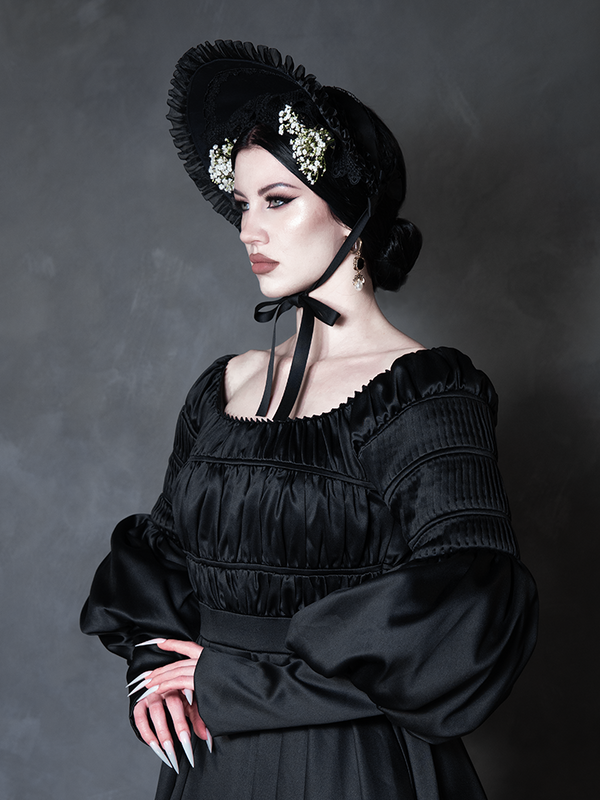 PRE-ORDER - NOSFERATU Cemetery Dress in Black