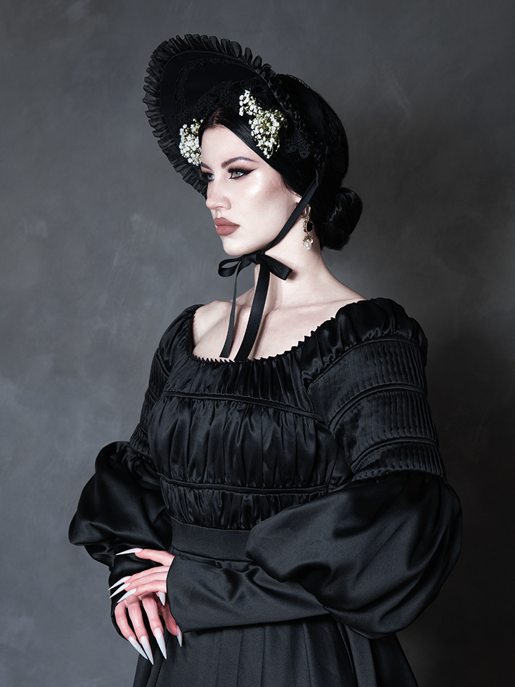 PRE-ORDER - NOSFERATU Cemetery Dress in Black