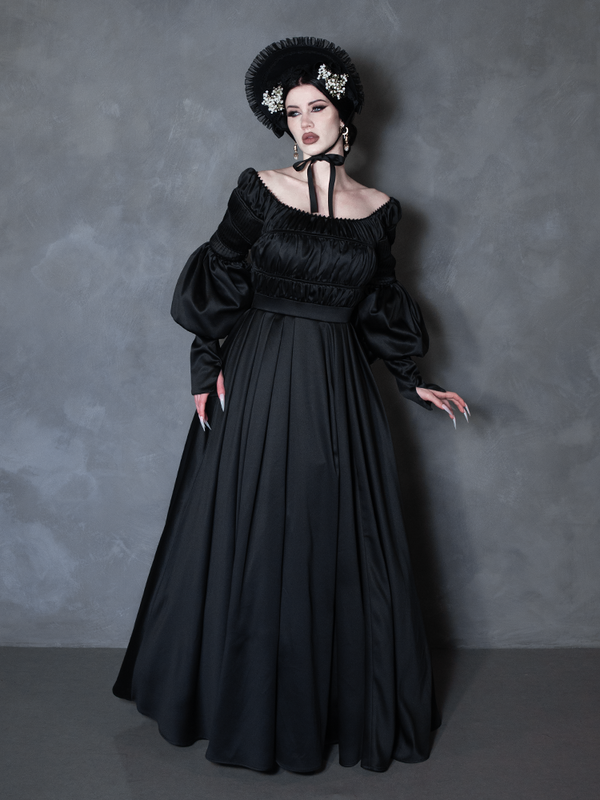 PRE-ORDER - NOSFERATU Cemetery Dress in Black