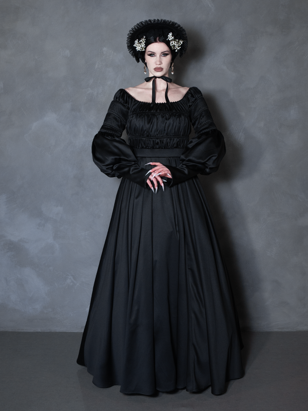 PRE-ORDER - NOSFERATU Cemetery Dress in Black