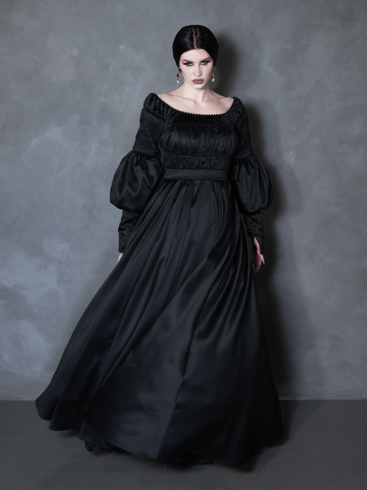 PRE-ORDER - NOSFERATU Cemetery Dress in Black