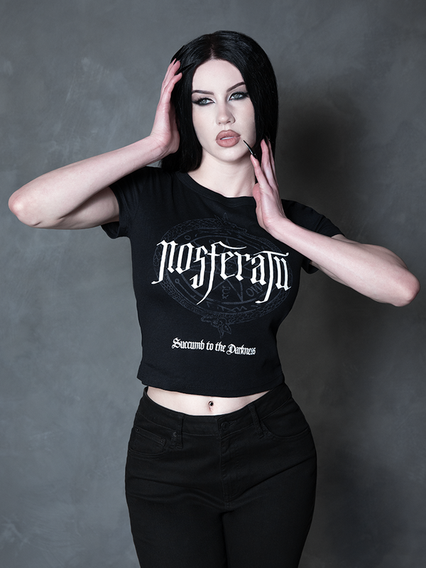 PRE-ORDER - NOSFERATU Count Orlock Sigil Baby Doll T-shirt in Black