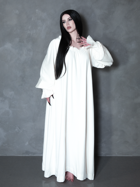 PRE-ORDER - NOSFERATU Victorian Sleeping Dress in Ivory