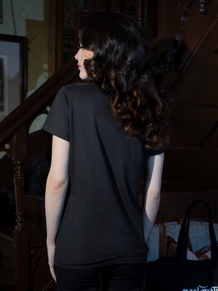 The NOSFERATU Occult T-shirt in Black captivates with its sleek fit and detailed sigil print. A subtle nod to gothic elegance with a modern edge.