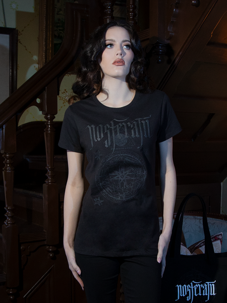 Dark, fitted, and fiercely stylish, the NOSFERATU Occult T-shirt features a sigil design that speaks to lovers of gothic glamour and mysticism.