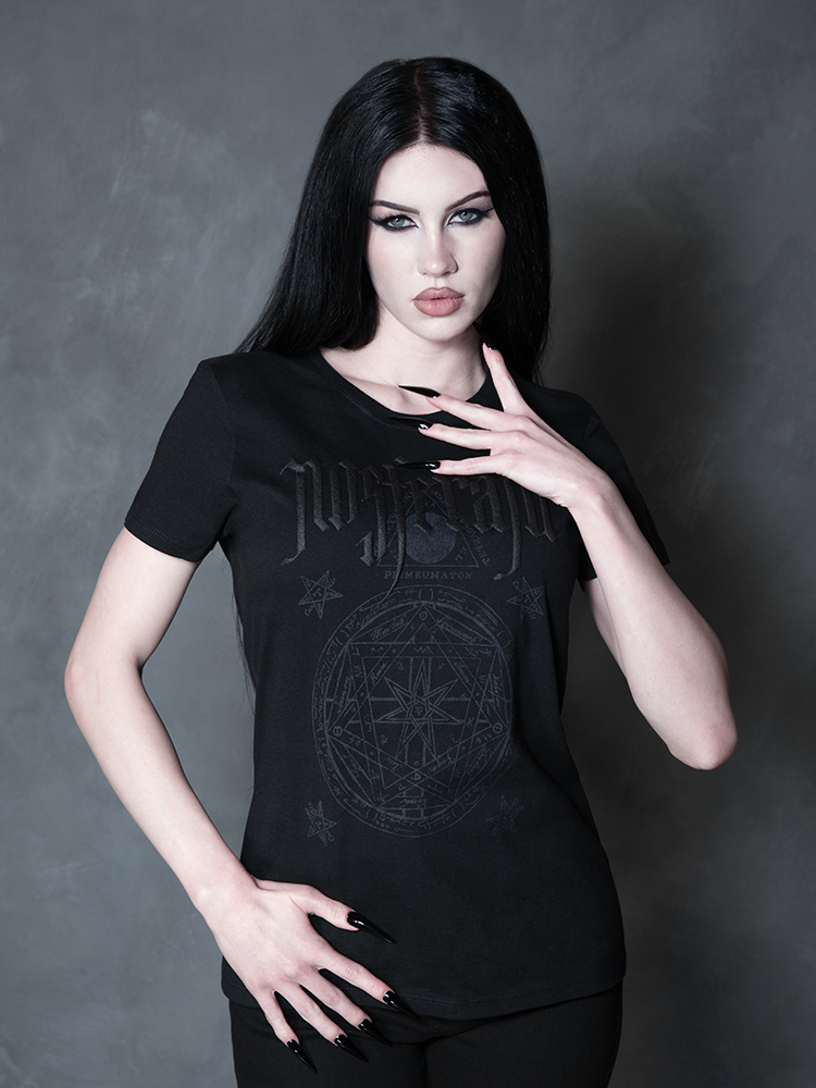 NOSFERATU Occult Fitted T-shirt in Black