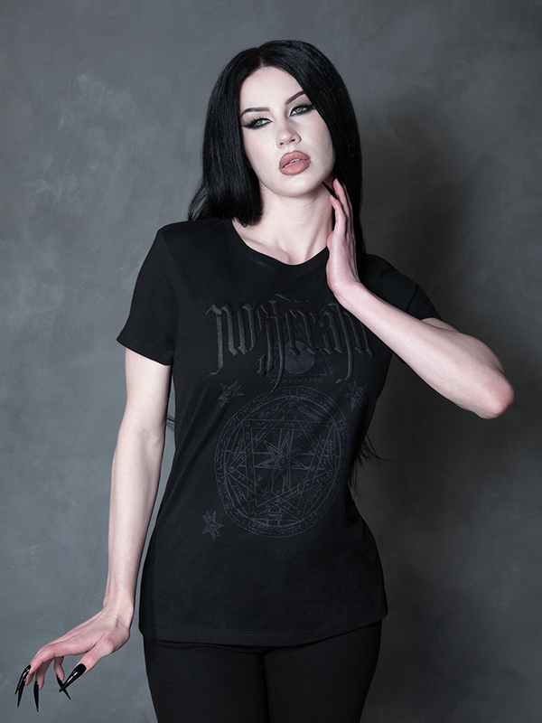NOSFERATU Occult Fitted T-shirt in Black