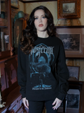 The Nosferatu Castle Sweatshirt features a soft, relaxed fit and a bold, shadowy castle graphic, bringing dark refinement to casual attire.

