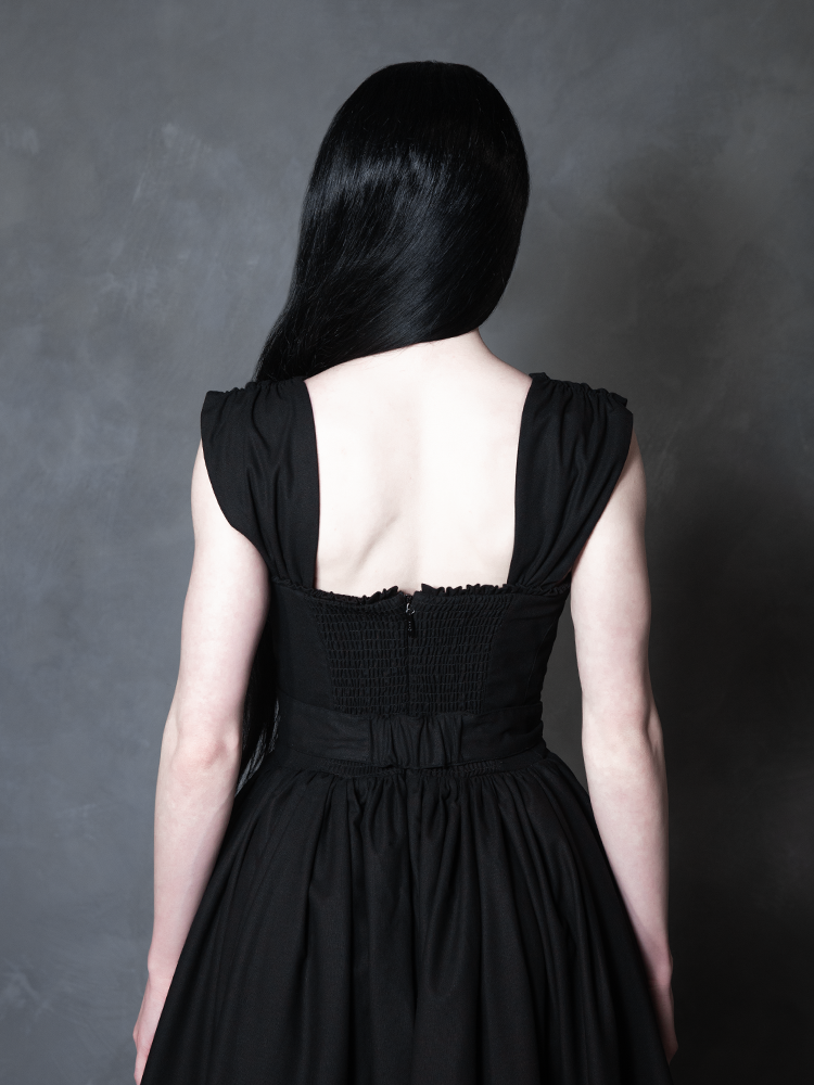 PRE-ORDER - Bodiced Petticoat Dress in Black