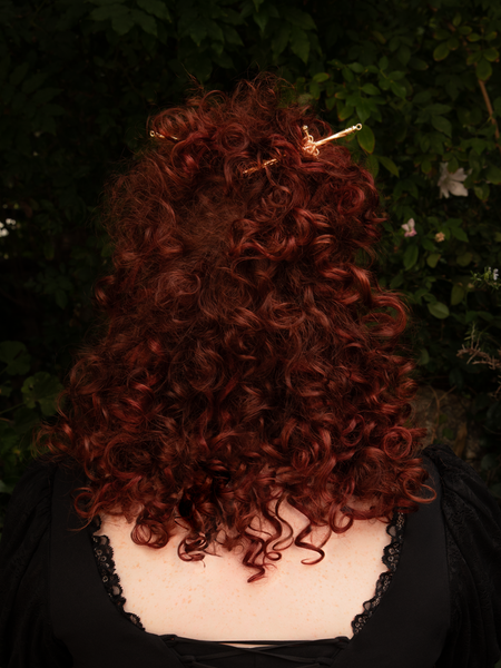 Sword Hair Pin in Gold