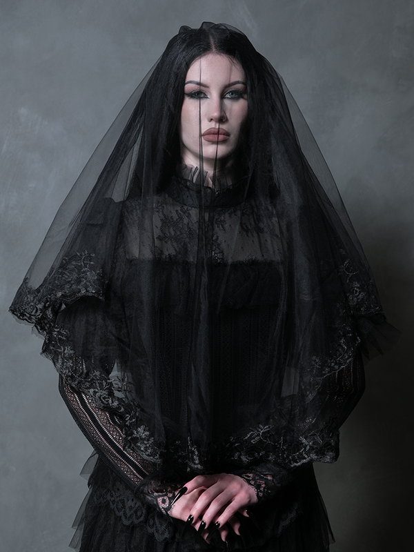 PRE-ORDER - 'Til Death Gown in Black