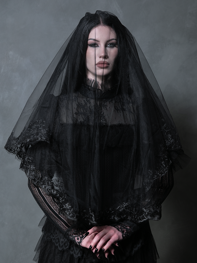 PRE-ORDER - 'Til Death Gown in Black