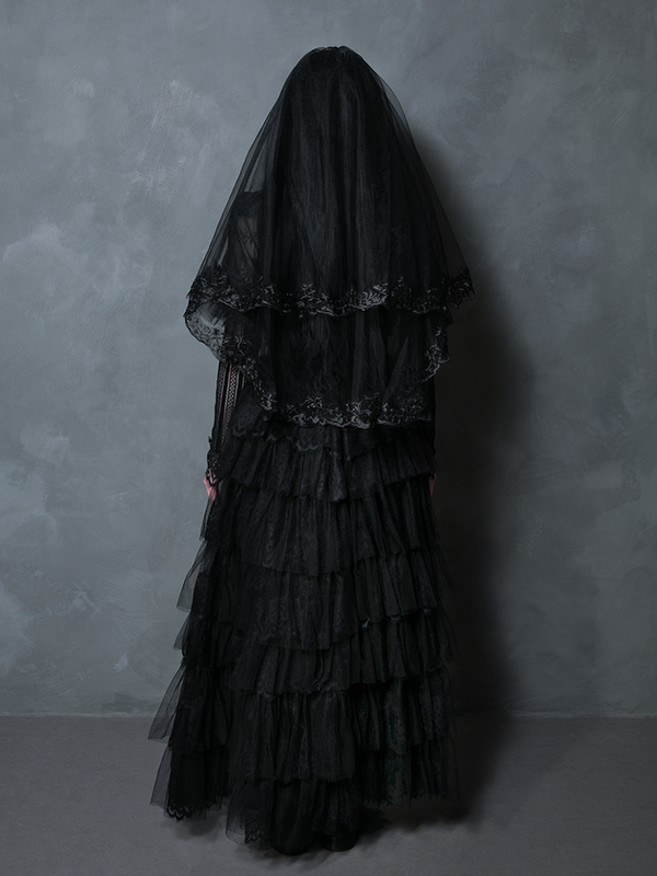 PRE-ORDER - 'Til Death Gown in Black
