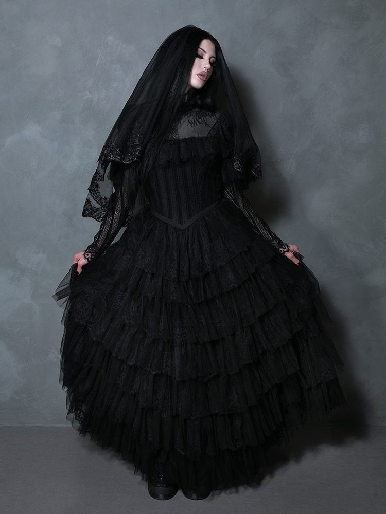 PRE-ORDER - 'Til Death Gown in Black