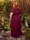 Let the Underworld Dress in Wine Red transport you to a world of dark romance. Its deep wine-red hue and flowing silhouette exude an air of gothic allure, perfect for moonlit gatherings or enchanting evenings. It’s a dress that promises to mesmerize and captivate.