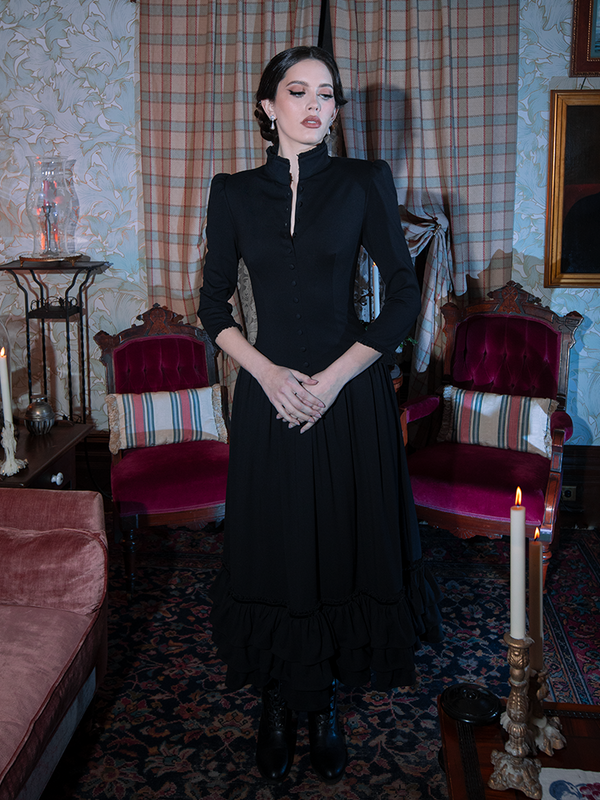 Victorian Dress in Black S