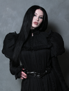 The Victorian Hands Belt in Black provides a structural element of dark elegance to modern Victorian styling.