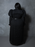 PRE-ORDER - Lady Mourning Victorian Gown in Black
