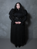 PRE-ORDER - Lady Mourning Victorian Gown in Black