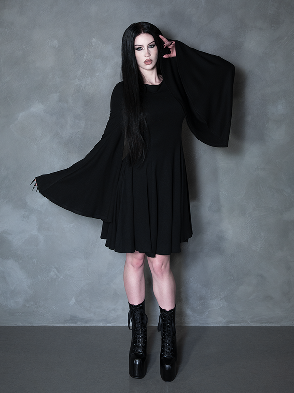 PRE-ORDER - Witching Hour Swing Dress in Black