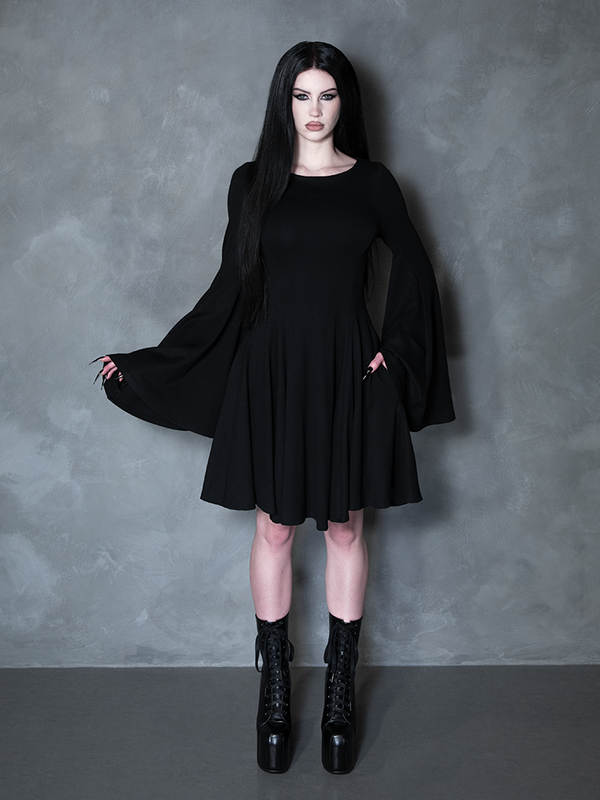 PRE-ORDER - Witching Hour Swing Dress in Black
