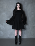 PRE-ORDER - Witching Hour Swing Dress in Black