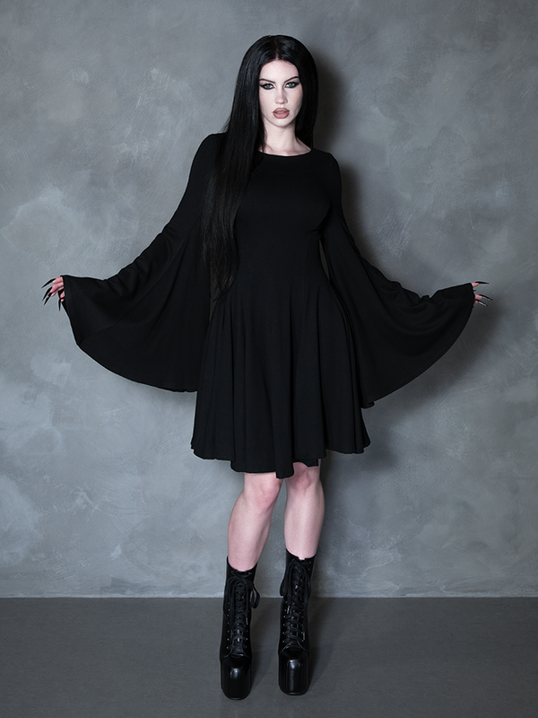PRE-ORDER - Witching Hour Swing Dress in Black