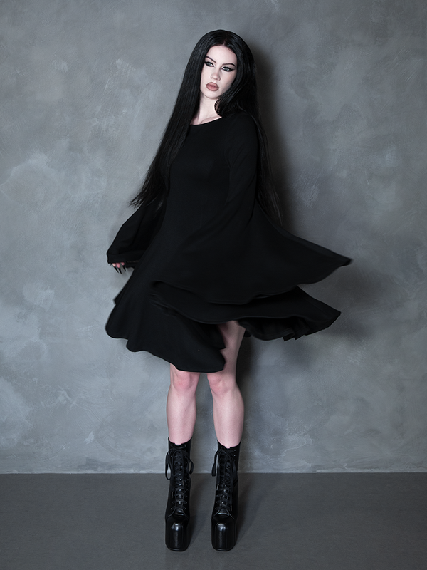 PRE-ORDER - Witching Hour Swing Dress in Black