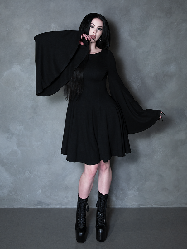 PRE-ORDER - Witching Hour Swing Dress in Black