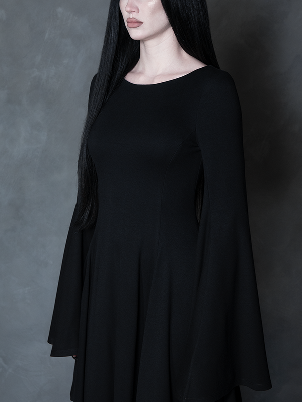 PRE-ORDER - Witching Hour Swing Dress in Black
