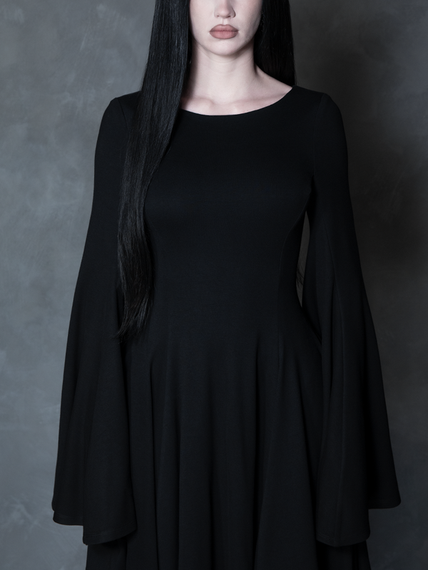 PRE-ORDER - Witching Hour Swing Dress in Black