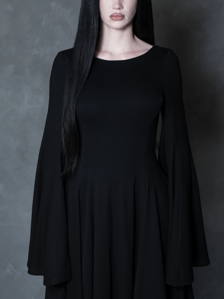 PRE-ORDER - Witching Hour Swing Dress in Black