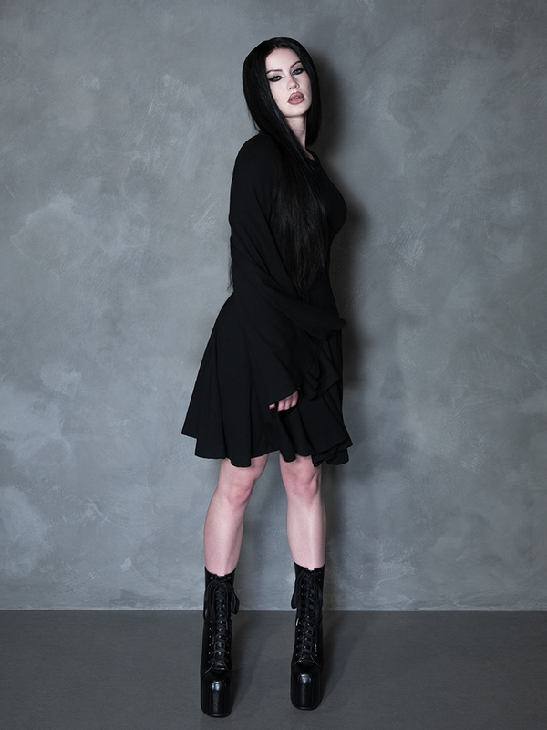 PRE-ORDER - Witching Hour Swing Dress in Black