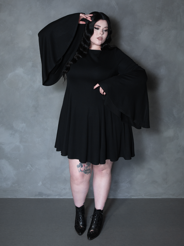 PRE-ORDER - Witching Hour Swing Dress in Black