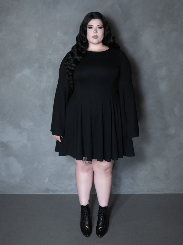 PRE-ORDER - Witching Hour Swing Dress in Black
