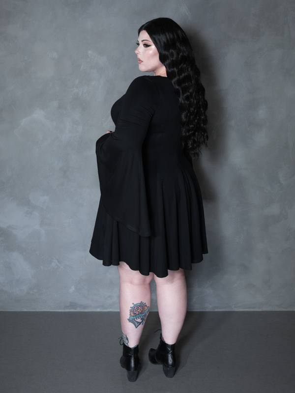 PRE-ORDER - Witching Hour Swing Dress in Black