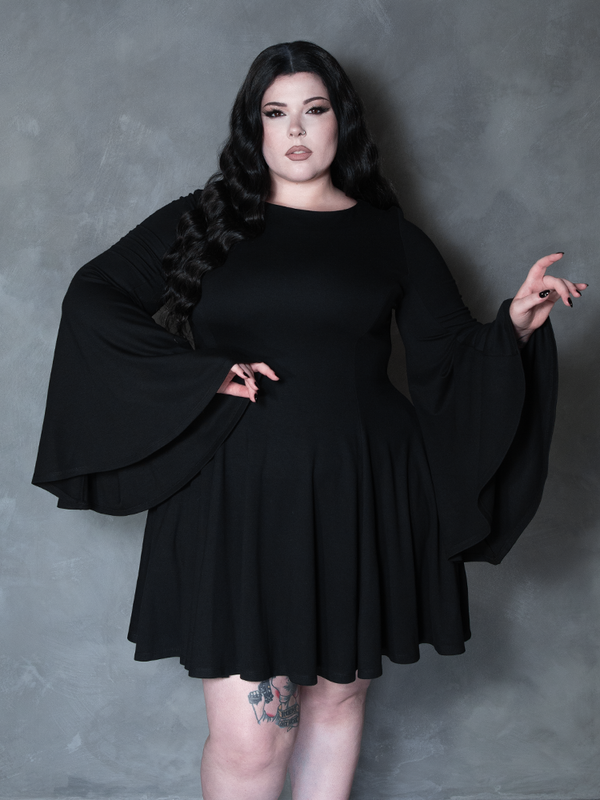 PRE-ORDER - Witching Hour Swing Dress in Black