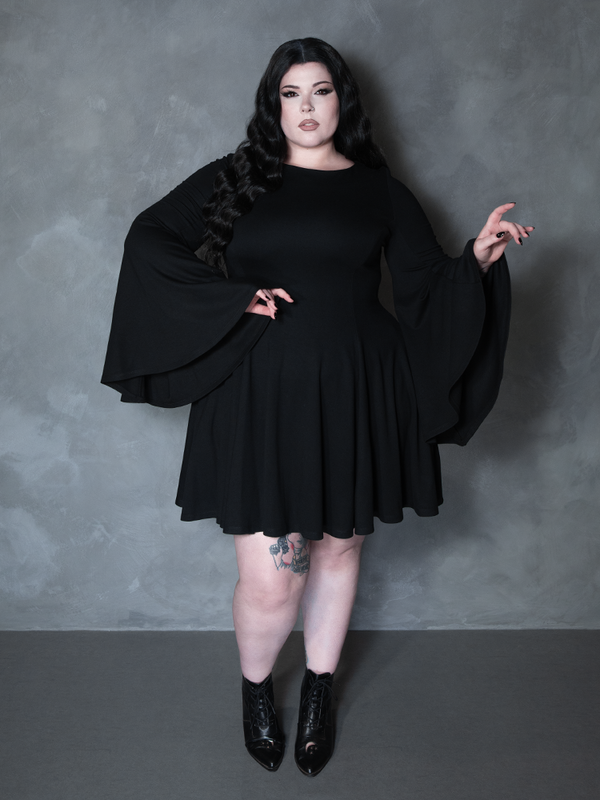 PRE-ORDER - Witching Hour Swing Dress in Black