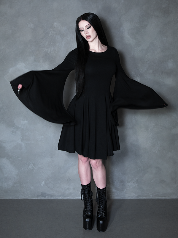 PRE-ORDER - Witching Hour Swing Dress in Black