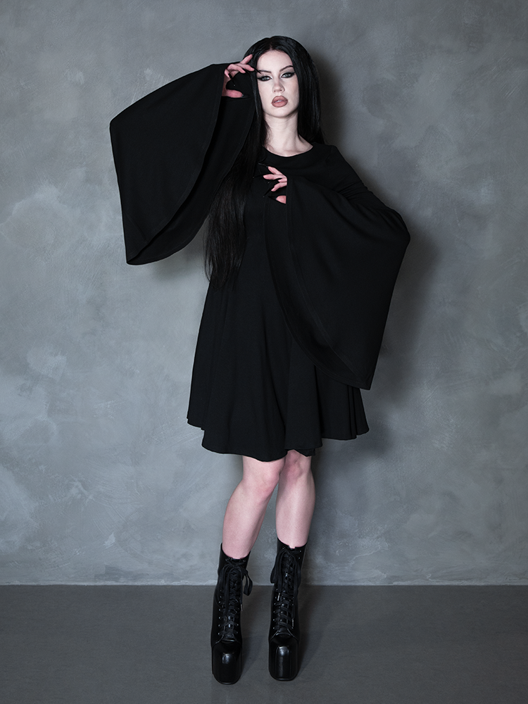 PRE-ORDER - Witching Hour Swing Dress in Black