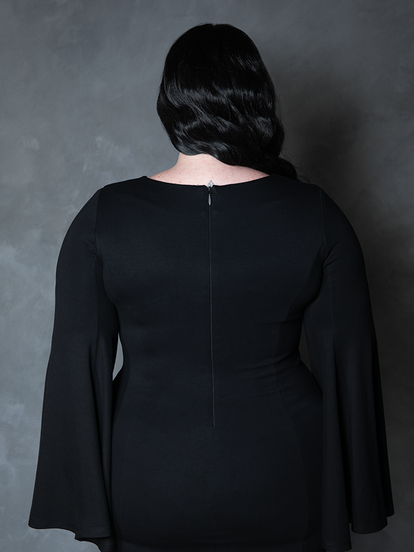 Witching Hour Wiggle Dress in Black