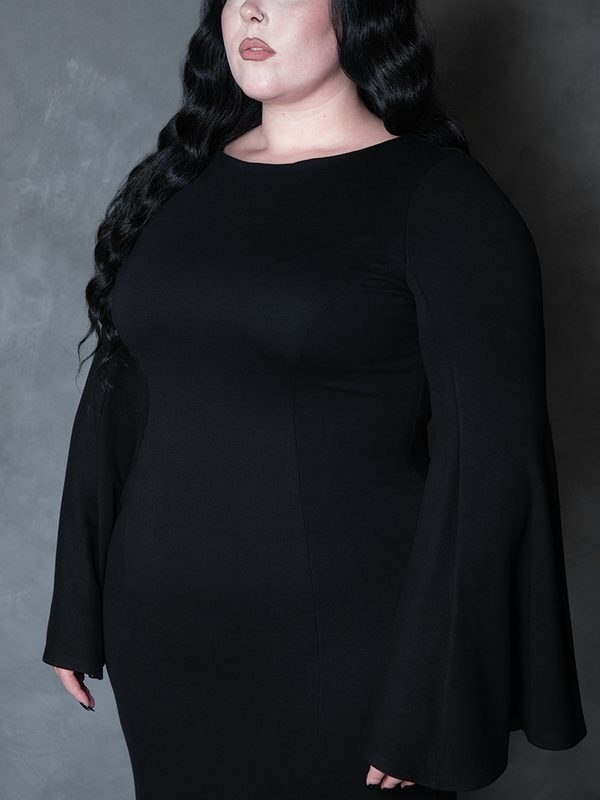 Witching Hour Wiggle Dress in Black