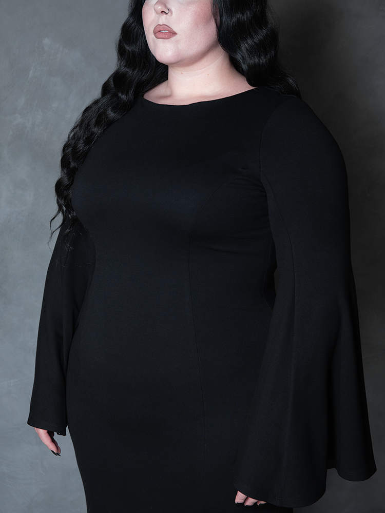 Witching Hour Wiggle Dress in Black