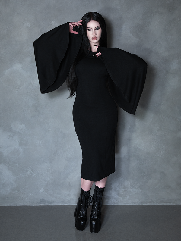 PRE-ORDER - Witching Hour Wiggle Dress in Black