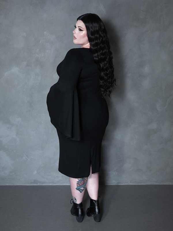Witching Hour Wiggle Dress in Black